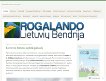 Tablet Screenshot of lietuviairogalande.no